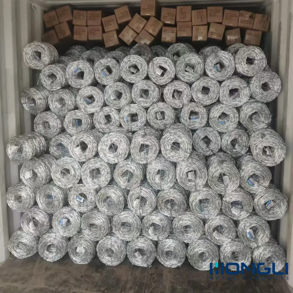 Hot Dipped Galvanized Double Twist Single Strand Barbed Fence Wire