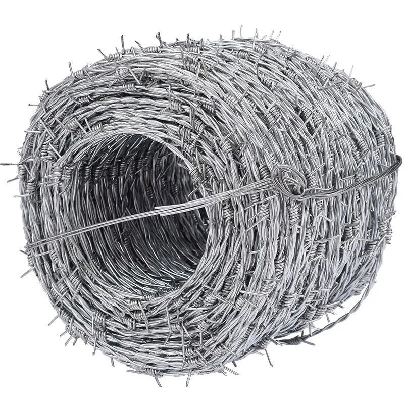 Factory Directly Supply Twisted Barbed Wire Galvanized Twisted Barbed Wire Double Strand Twisted Barbed Wire for Perimeter Protection &amp; Fencing
