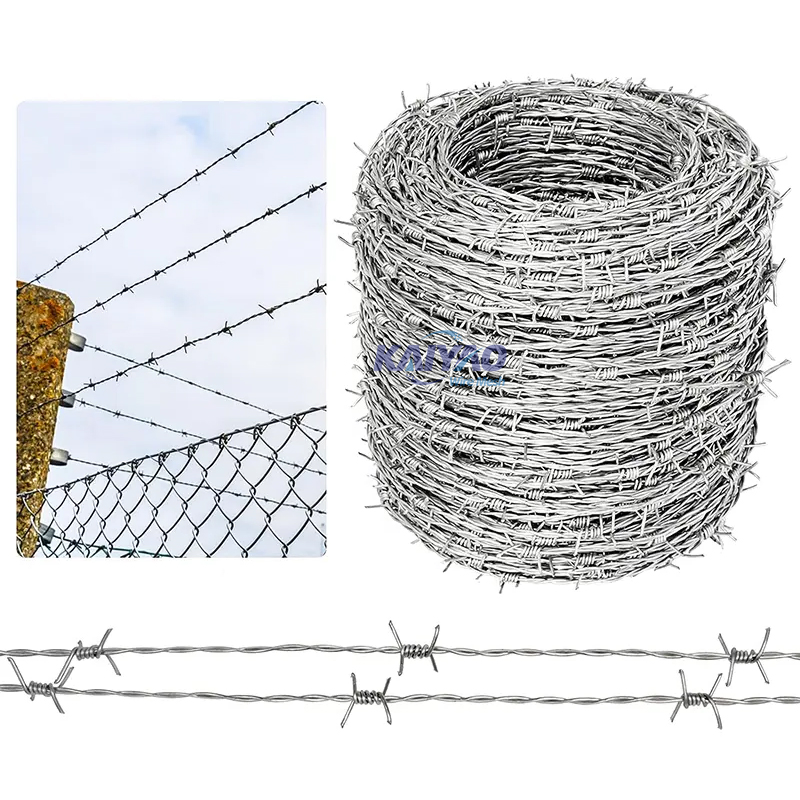 Durable Galvanized Blade Razor Barbed Wire for Prison, Farm &amp; Border Protection