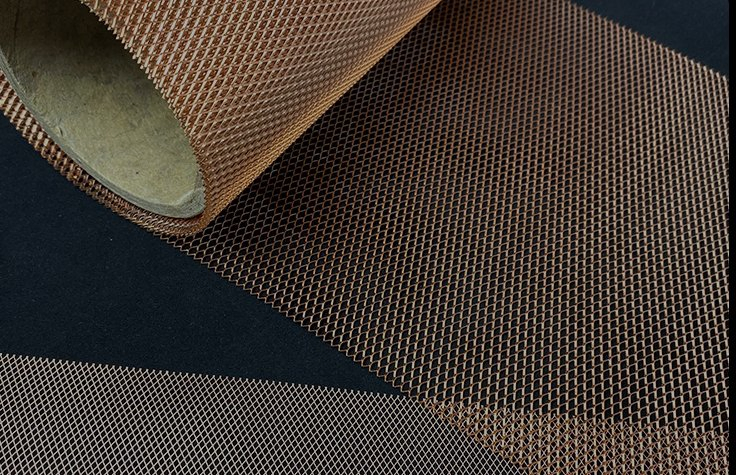 Battery Electrode Materials Precision Expanded Copper Metal Mesh