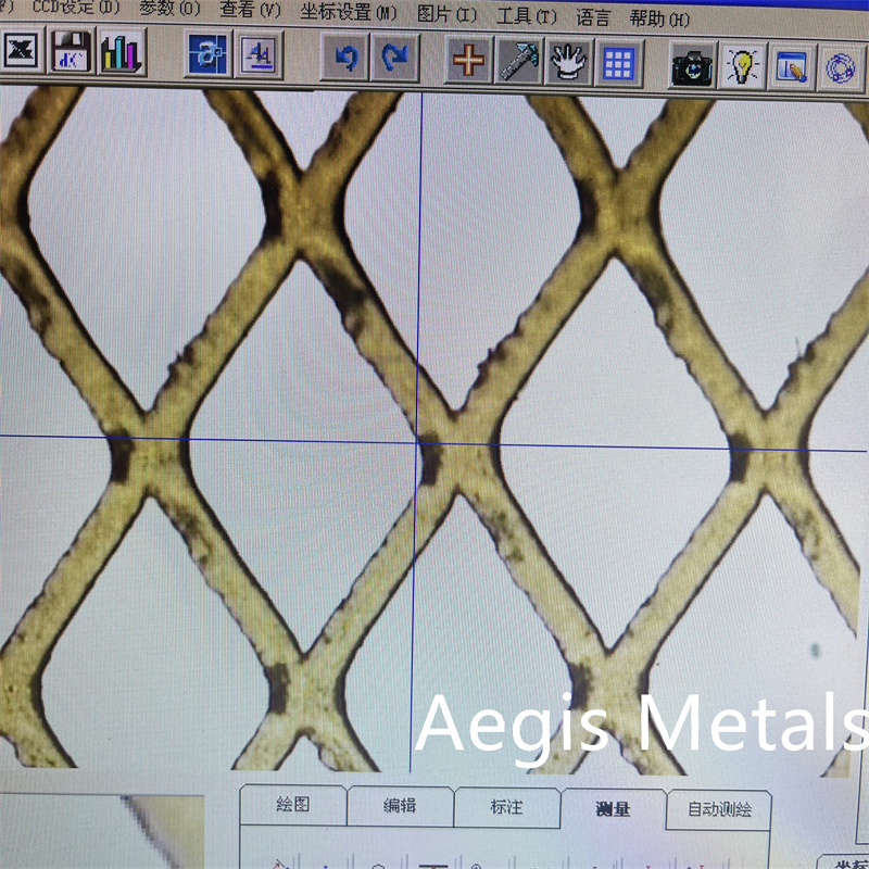 Durable 0.1/0.3/0.5m Width 3*6mm Copper Expanded Mesh for Roofs and Ceilings