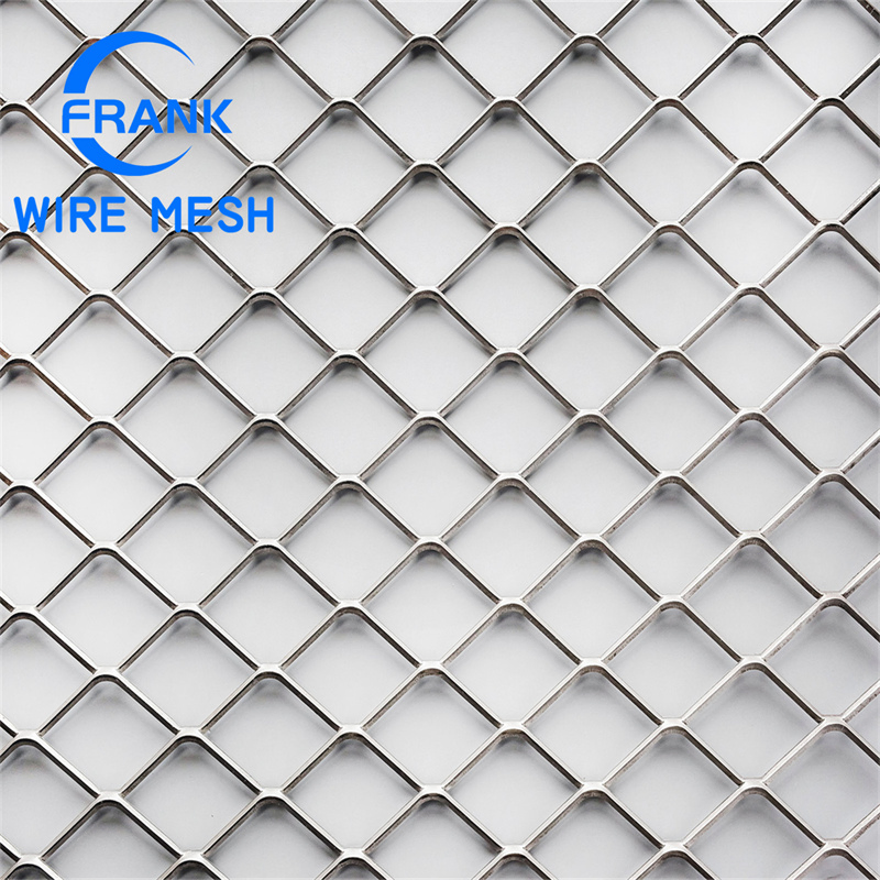 Decorative 4mm 5mm Thickness Aluminum 25*50mm Aperture Galvanized Stainless Steel Expanded Metal Mesh for Pallet Bottom Load-Bearing Net Sheet
