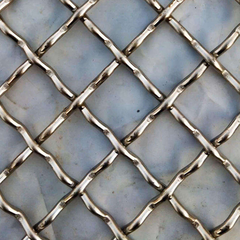304 316 316L Woven Plain Weave Stainless Steel Crimped Wire Mesh