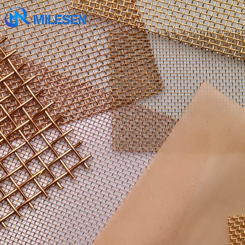 High Strength and Stability Brass Mesh Copper Mesh Phosphor Bronze Mesh Woven Wire Mesh for Factory Supply