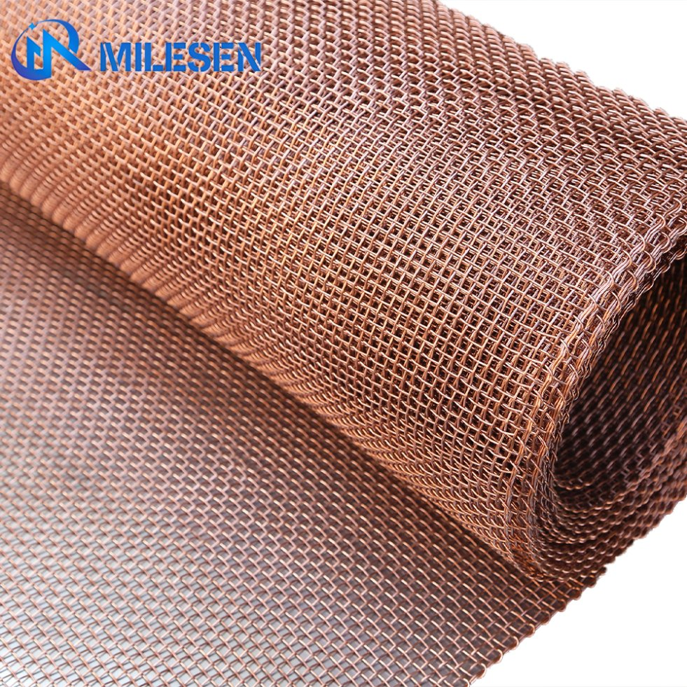 High Strength and Stability Brass Mesh Copper Mesh Phosphor Bronze Mesh Woven Wire Mesh for Factory Supply
