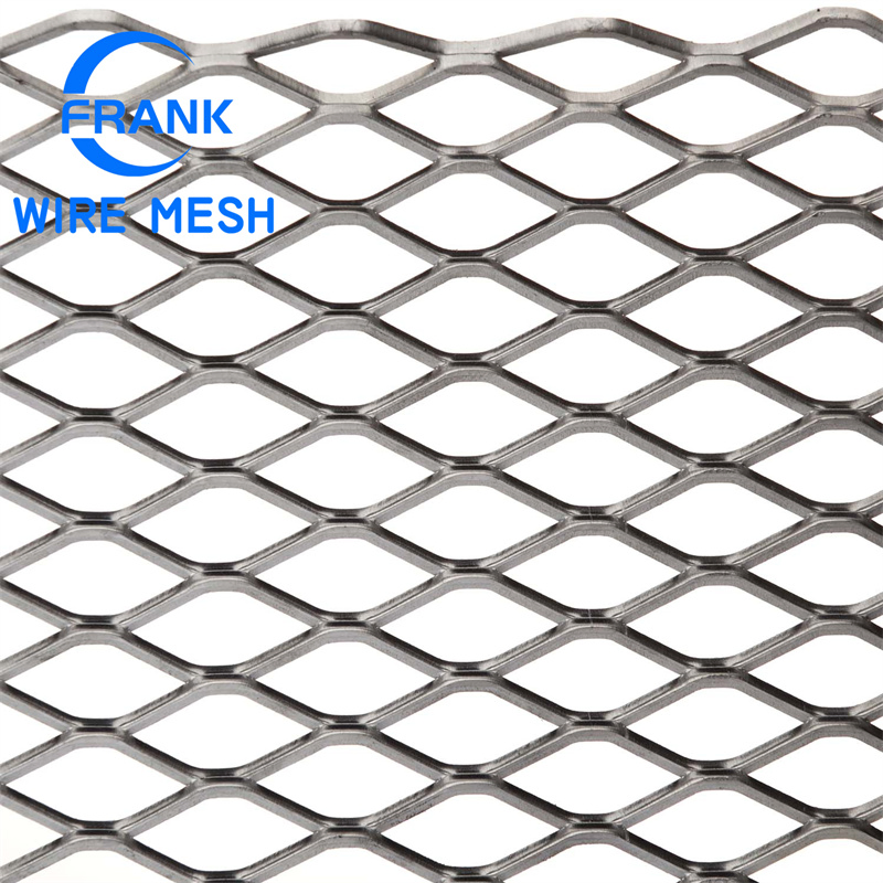 Decorative 4mm 5mm Thickness Aluminum 25*50mm Aperture Galvanized Stainless Steel Expanded Metal Mesh for Pallet Bottom Load-Bearing Net Sheet