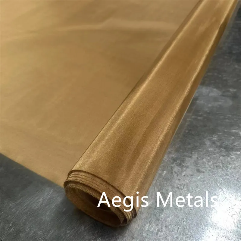 Brass Wire Mesh Fabric