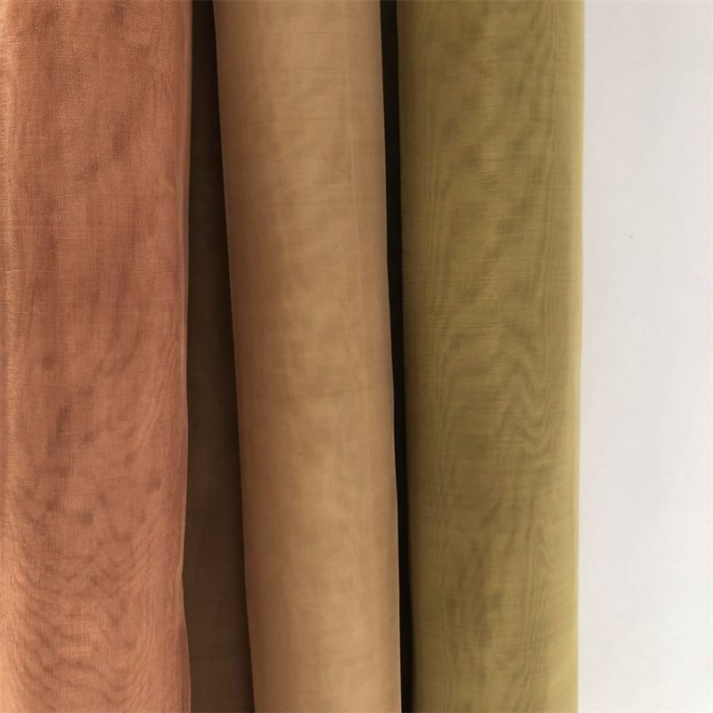 Cheap 100 120 150 200 Mesh Phosphor Bronze Wire Mesh Fabric Pure Copper Brass Mesh Wire Mesh Screen