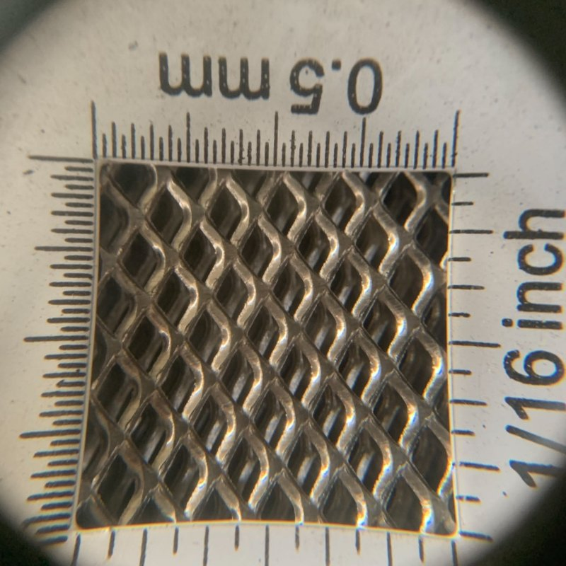 Platinized Titanium Mesh 1*2 2*4mm Titanium Anode Mesh Screen Grade 1 Metal Titanium Expanded Mesh