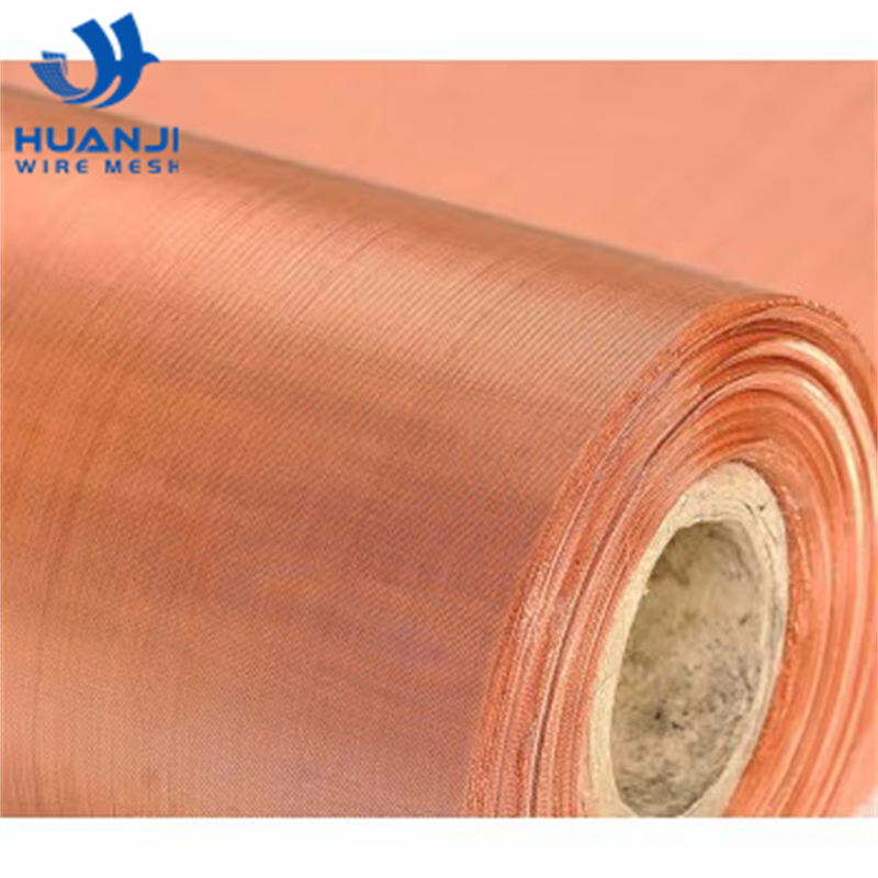 Brass Copper Woven Wire Mesh Cloth Plain Weave Metal Filter Screen with Punching and Cutting Services