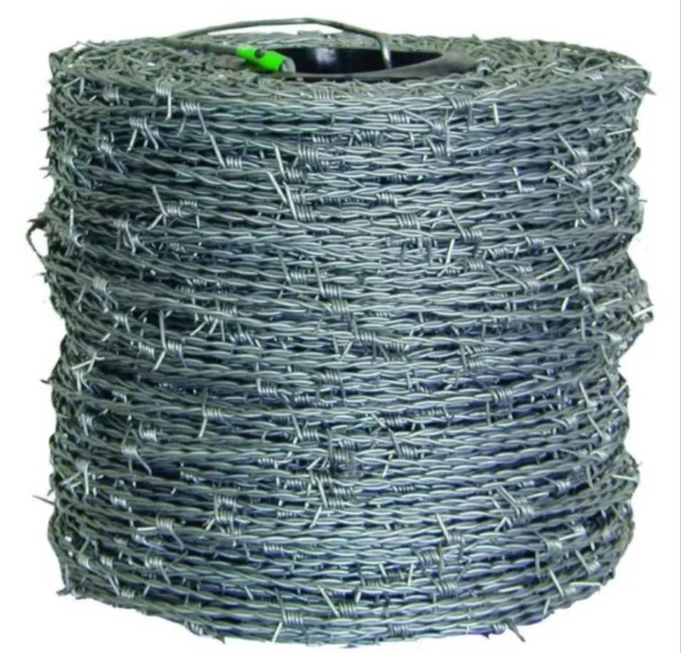 High Security High Tensile Galvanized Barbed Wire Roll with Packing 500m 20kg Per Roll Double Twisted