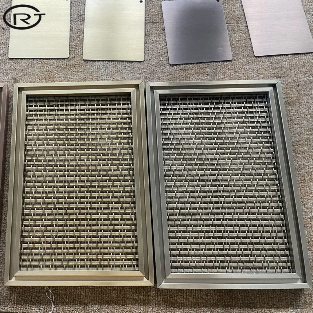 Classic Copper Woven Metal Mesh for Partition Wall Decoration Wire Mesh