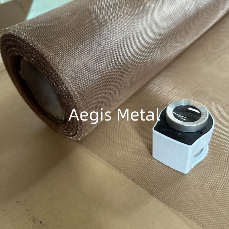 90% Copper 10% Nickel Alloy C70600 Woven Wire Mesh for Oil Filter Screen