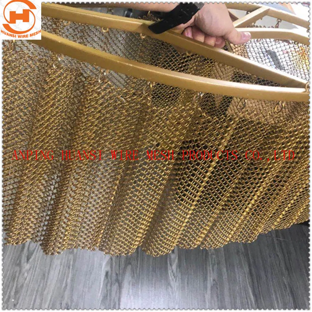 Decorative Wire Mesh Decorative Metal Curtain Mesh