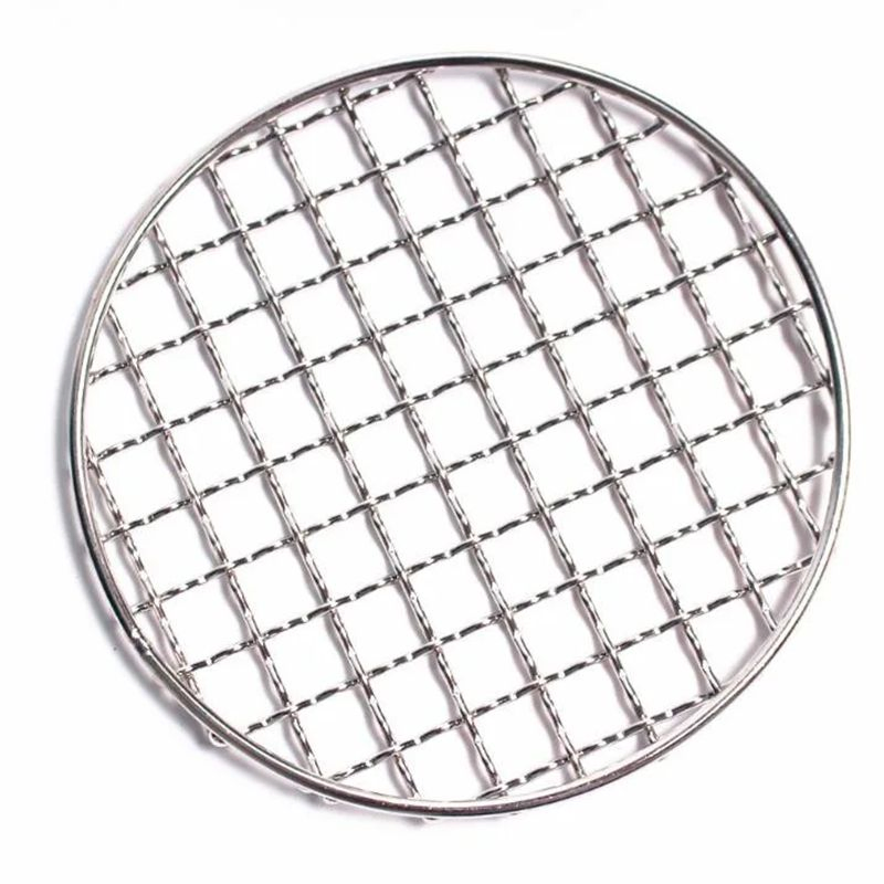 3X3 Mesh 304 Ss 316 Net Woven Metal Stainless Steel Wire Crimped Mesh