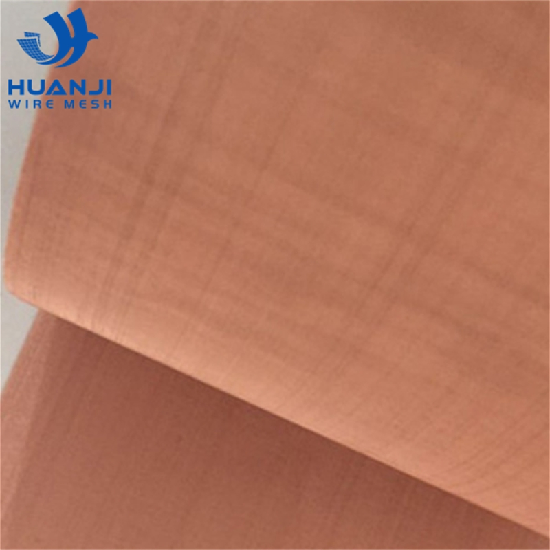 Brass Copper Woven Wire Mesh Cloth Plain Weave Metal Filter Screen with Punching and Cutting Services