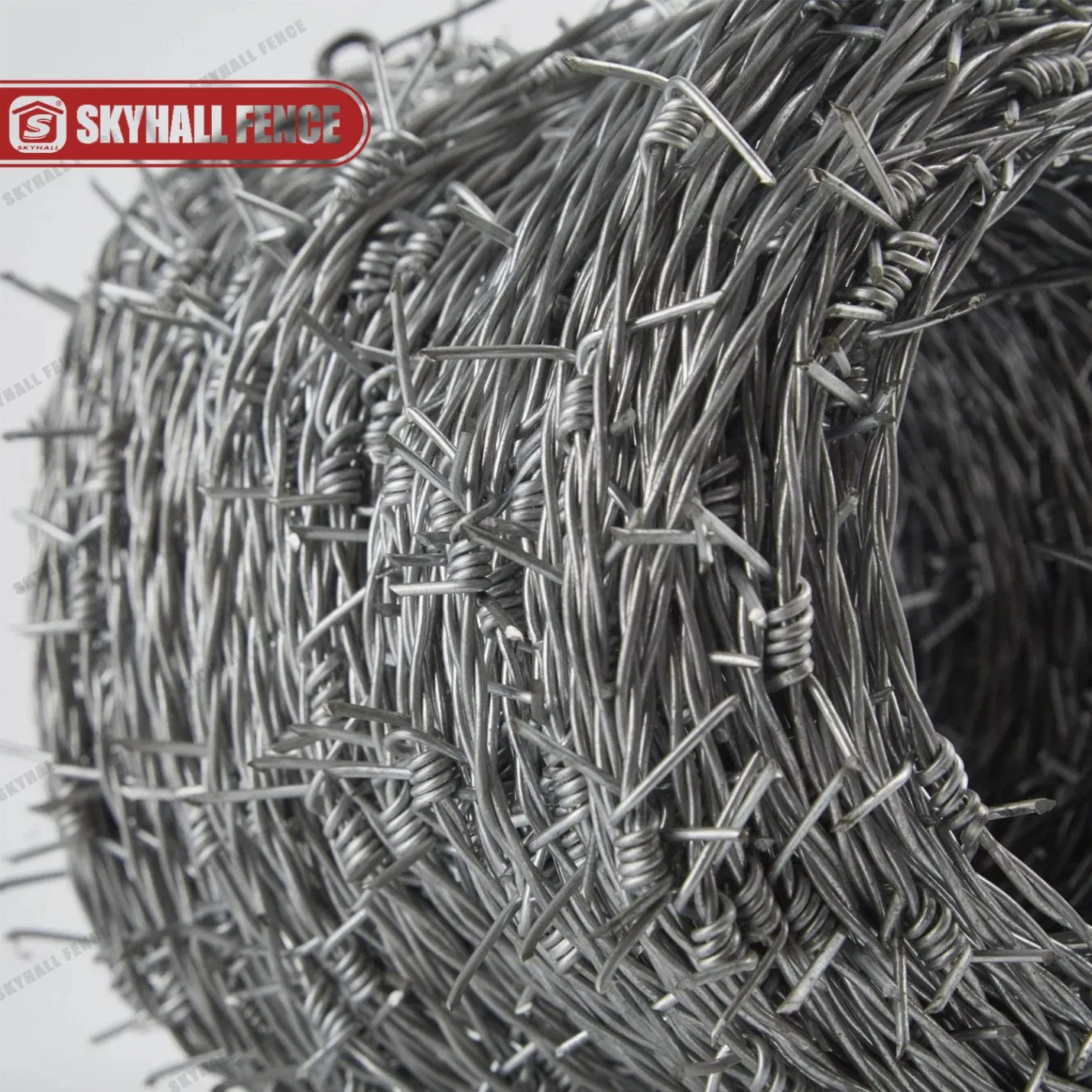 Galvanized High Tensile Traditional Twist 4 Point Barbed Wire 2-15kg/Coil