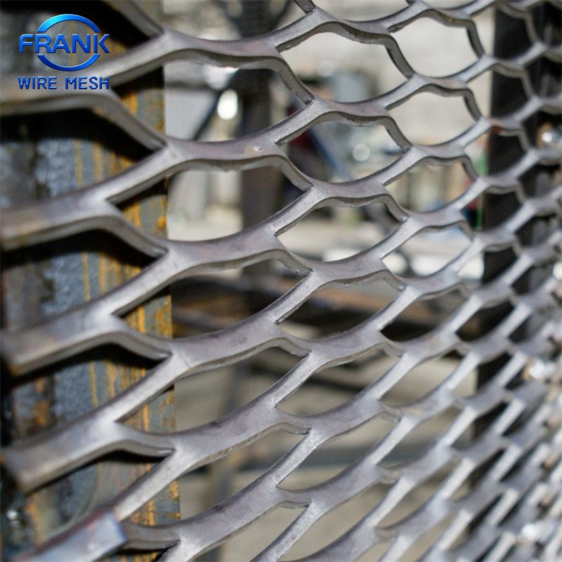 Factory Direct Sales Customized Decorative Colorful Aluminum Expanded Metal Mesh for Architectural Construction Building Facade Wall Fences and Isolation Nets