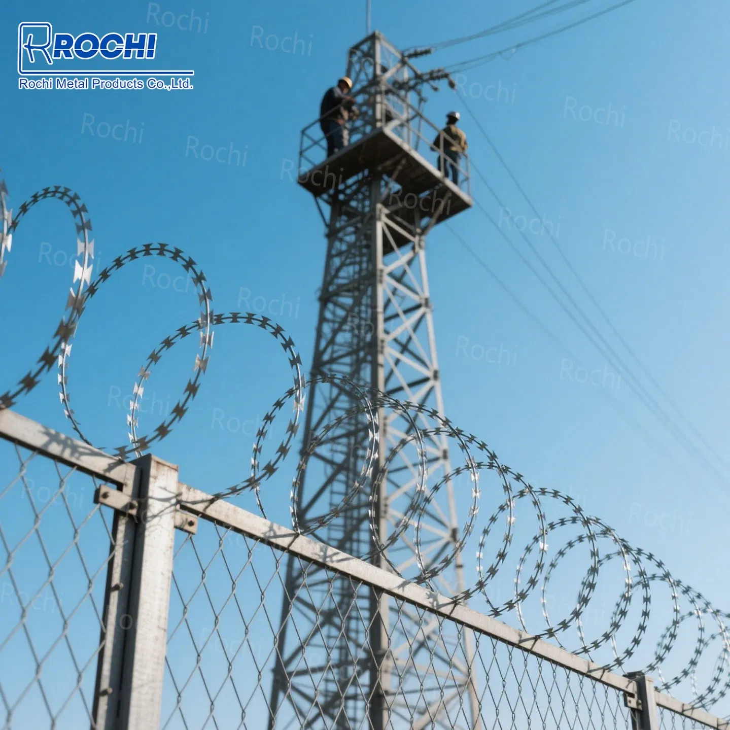 Factory Wholesale Bto-22 Hot Dipped Galvanized Concertina 0.5mm Thickness 450mm Razor Barbed Wire for Fence Protection