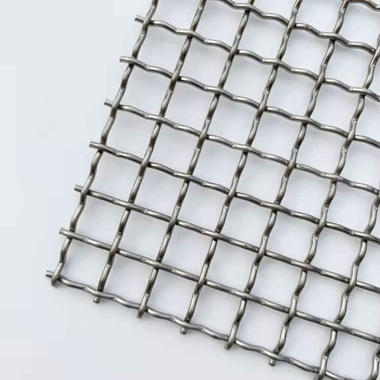 SS304 SS316 1-500mesh Stainless Steel Plain/ Woven Crimped Square Metal Mesh Sieving Screen Filter Wire Mesh