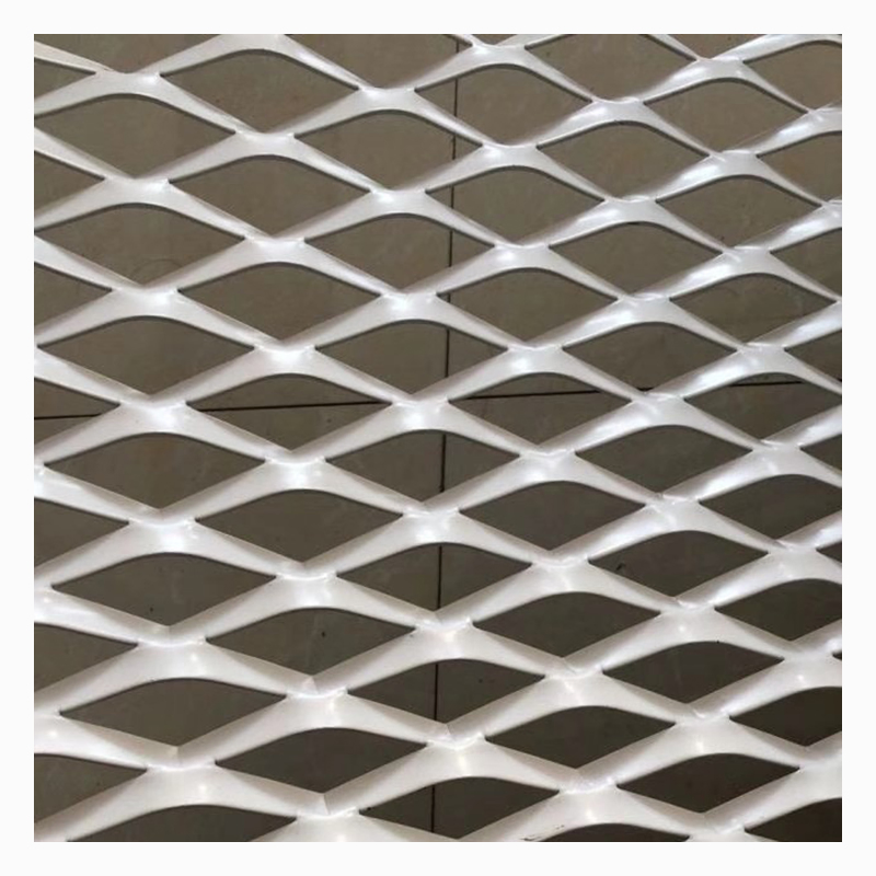 Metal Wall Panel Decorative Material Aluminum Expanded Mesh Facade
