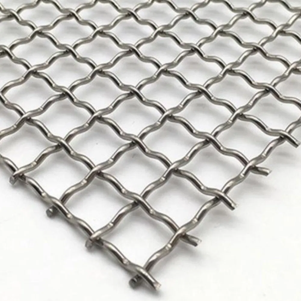 Durable Stainless Steel Crimped Wire Mesh for Mining Applications