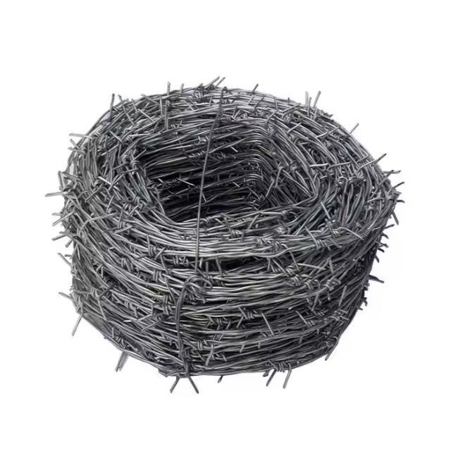 Wholesale High Strength Barbed Wire Mesh Roll Double Strands for Fencing Security