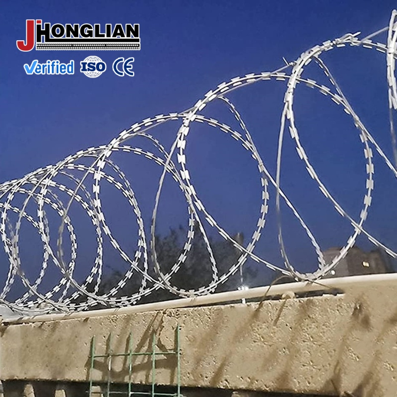 Galvanized Razor Barbed Wire Concertian Razor Wire Coil Razor Wire