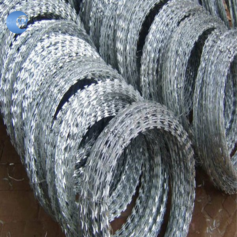 Galvanized Cbt65 Bto30 Bto-22 Double Strand Razor Blade Barbed Wire