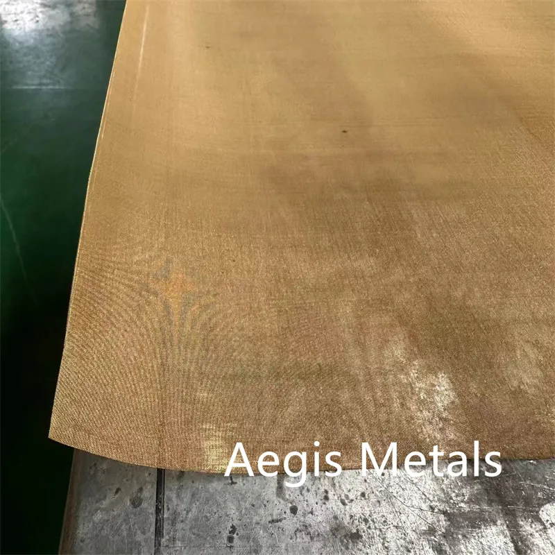 Brass Wire Mesh Fabric