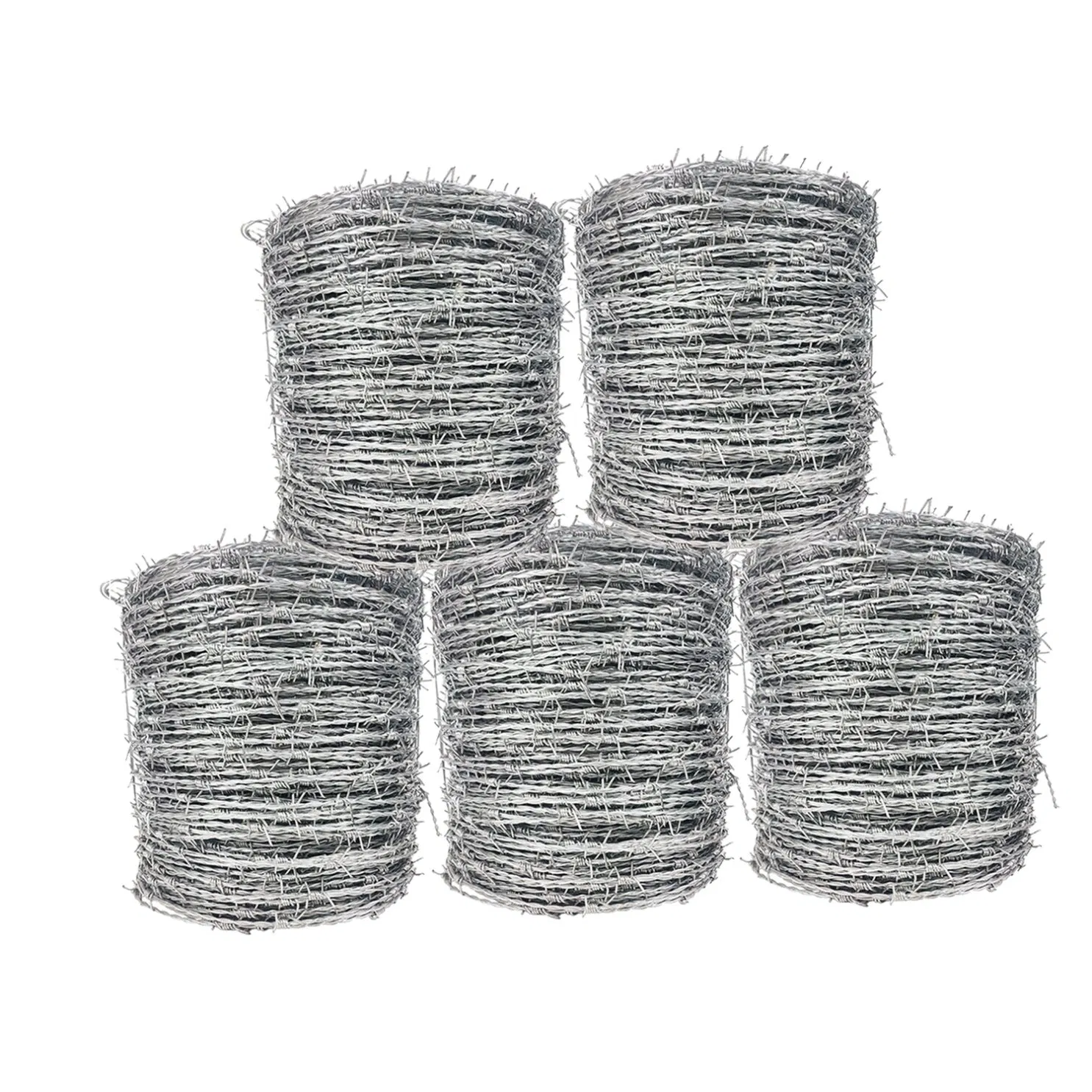 High Quality Bwg14×14 Twisted Galvanized Barbed Wire for Perimeter Protection with High Tensile Strength