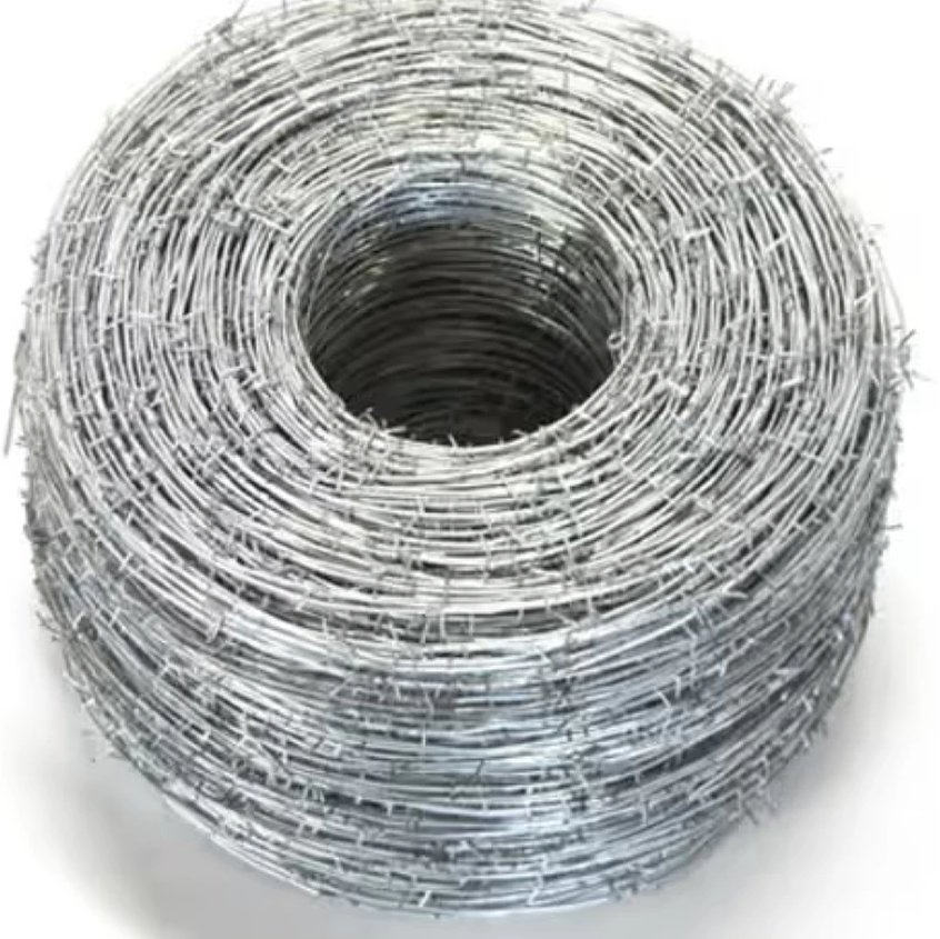 Double Strand Galvanized Iron Wire Barbed Wire Coil for Farm Fencing