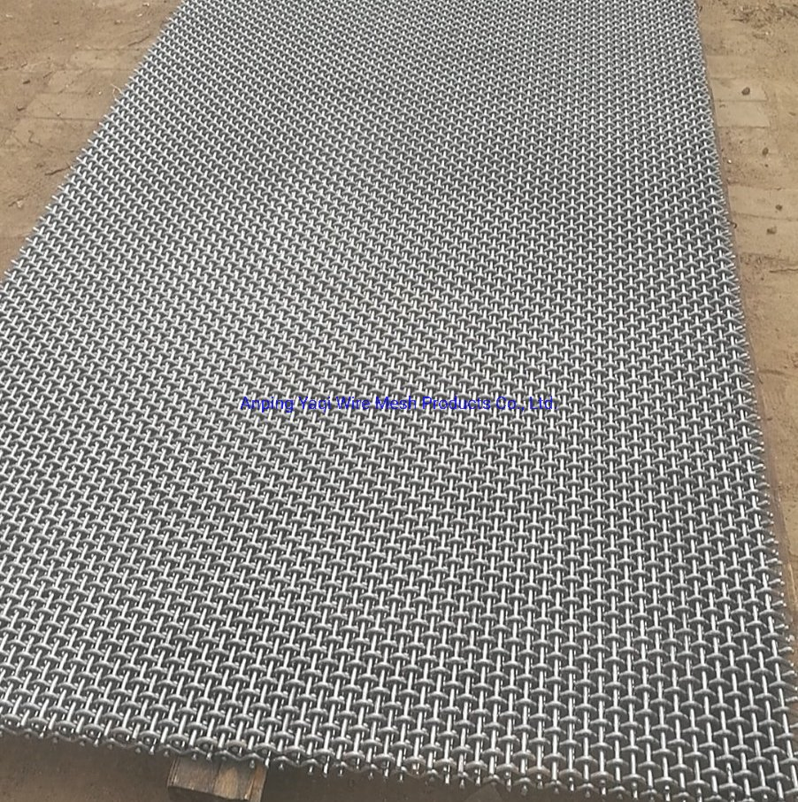 10*10mm 304 Stainless Steel Crimped Wire Mesh Screen Sieve for Coal Fines