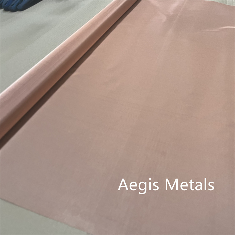 Pure Copper Wire Screen 150-400 Mesh Fine Copper Woven Faraday Cage Mesh
