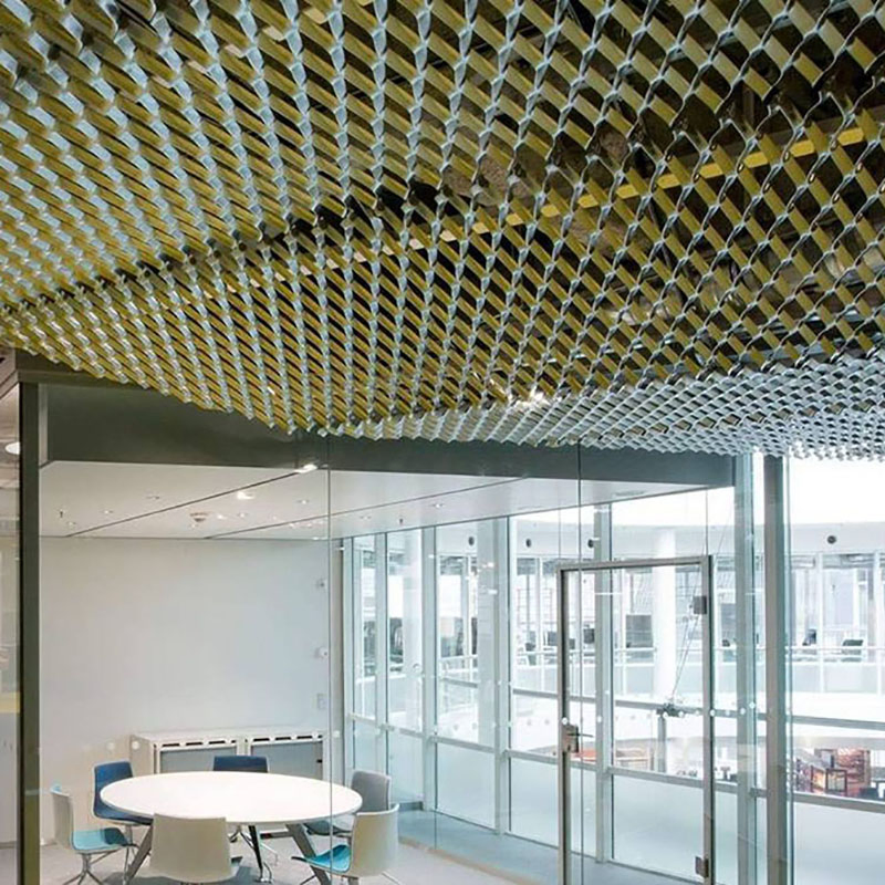 Thickness 0.4mm-10mm Powder Coated Aluminum Expanded Metal Mesh for Decoration