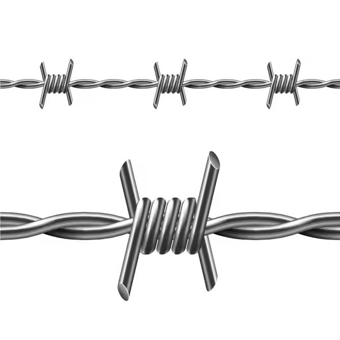 Factory Galvanized High Tensile Iron Wire Construction Fence Barbed Wire for Farm