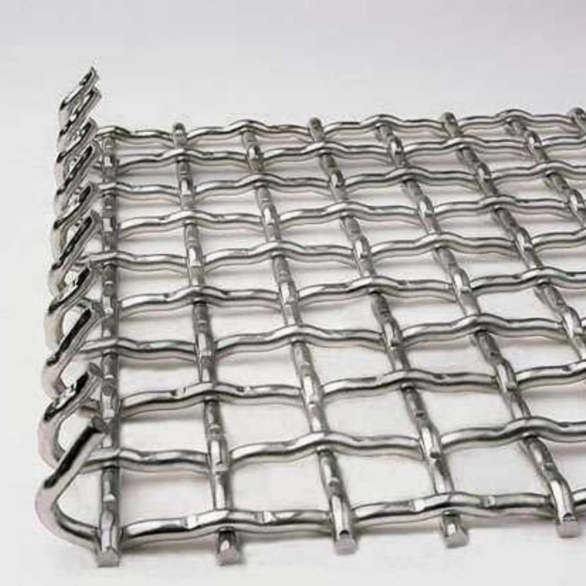 Architectural Decorative Crimped Woven Mesh in Stainless Steel Brass Bronze Crimped Wire Mesh