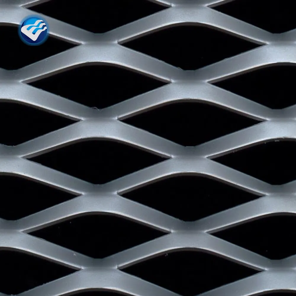 Expamet Flat Copper Expanded Metal Walkway Sheet Mesh Chrome