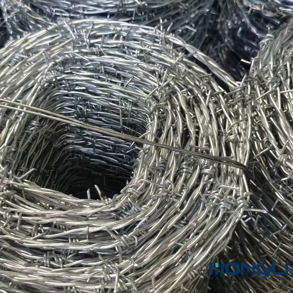 Hot Dipped Galvanized Double Twist Single Strand Barbed Fence Wire