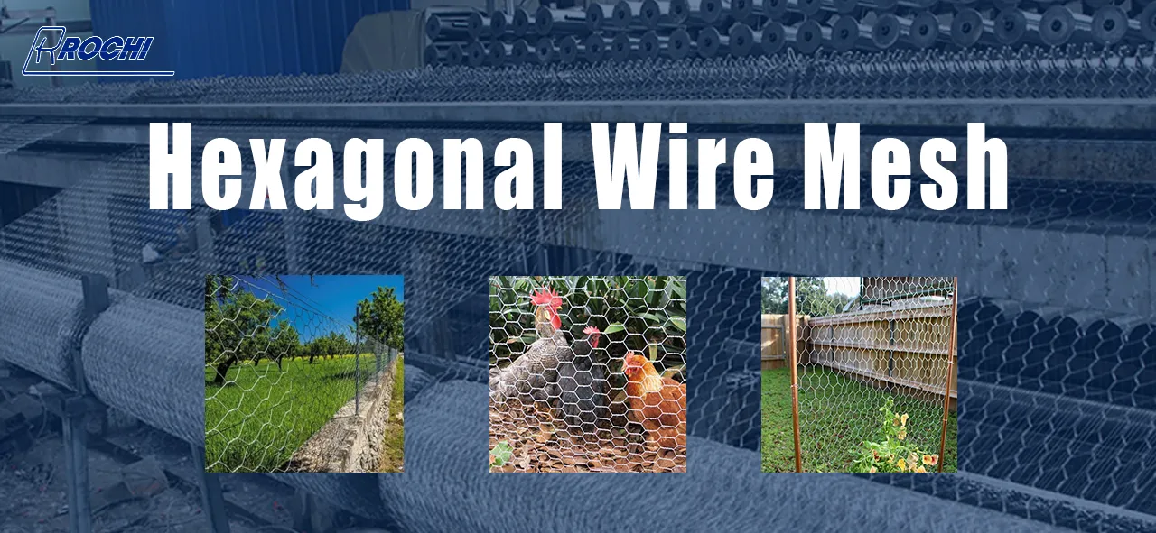 Hexagonal Wire Mesh Banner