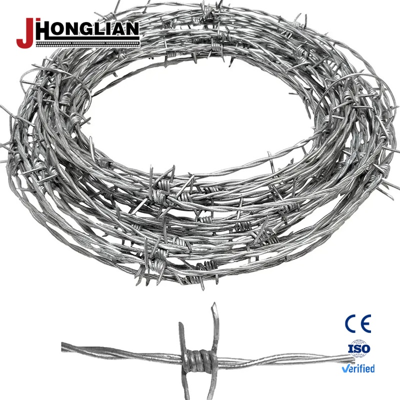 High Carbon Steel Barbed Wire - 2.5mm Diameter &amp; High Tensile