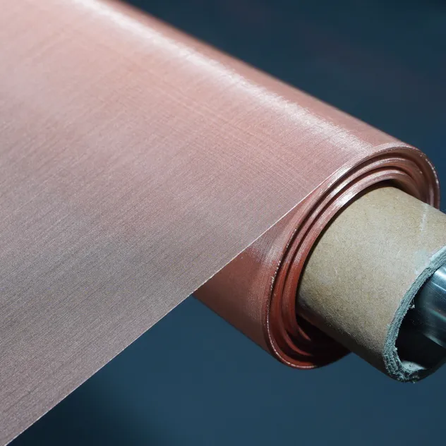 Copper Mesh Detail 1