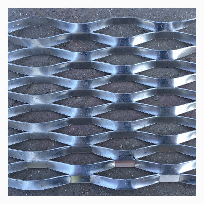 Metal Wall Panel Decorative Material Aluminum Expanded Mesh Facade