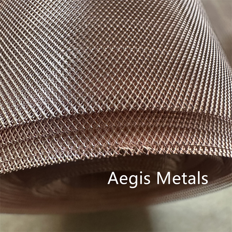 2X4 1.5X3mm 0.1mm Thick Ultra Thin Copper Foil Expanded Mesh