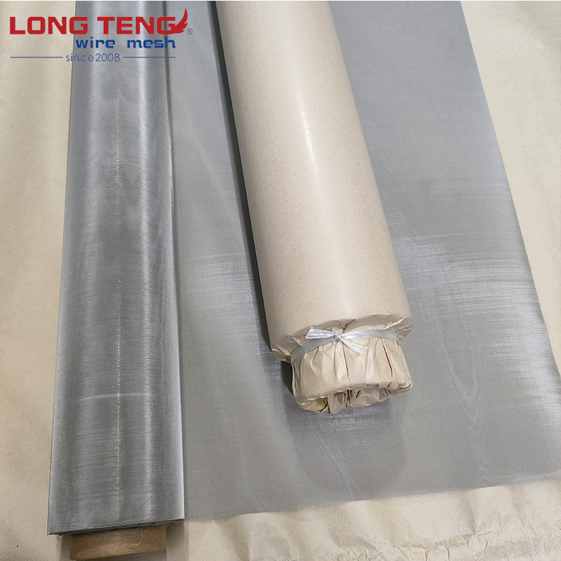 80 Micron 316 Stainless Steel Flat Pack Wire Mesh Rock Cage Speaker Cover Woven Technique for Filters