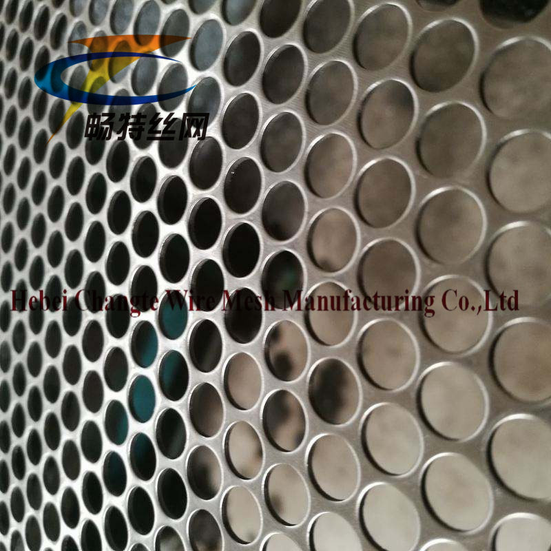 Round Hole Perforated Metal Mesh Stainless Steel Punching Mesh