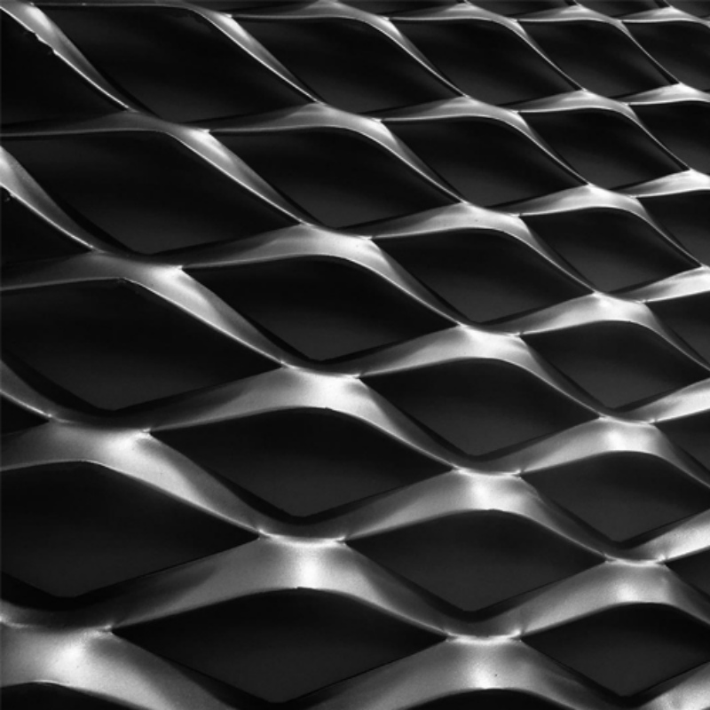 Copper Diamond Expanded Metal Mesh for Lightning Strike Protection on Aircraft