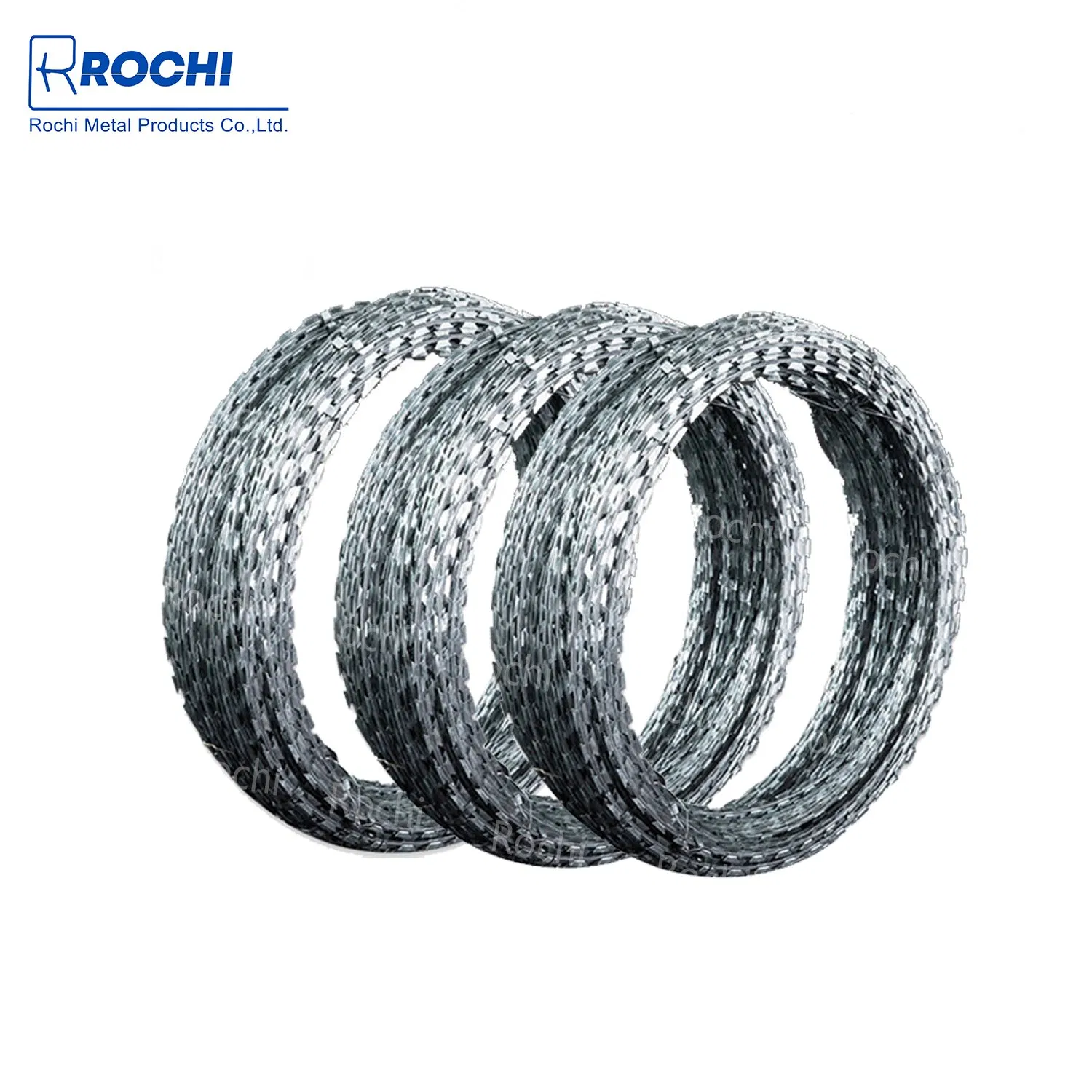 Factory Wholesale Bto-22 Hot Dipped Galvanized Concertina 0.5mm Thickness 450mm Razor Barbed Wire for Fence Protection