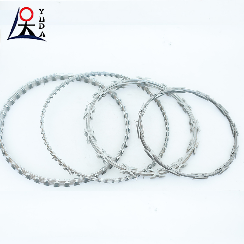 Double Strand Razor Barbed Wire Fence Plate Razor Barbed Wire