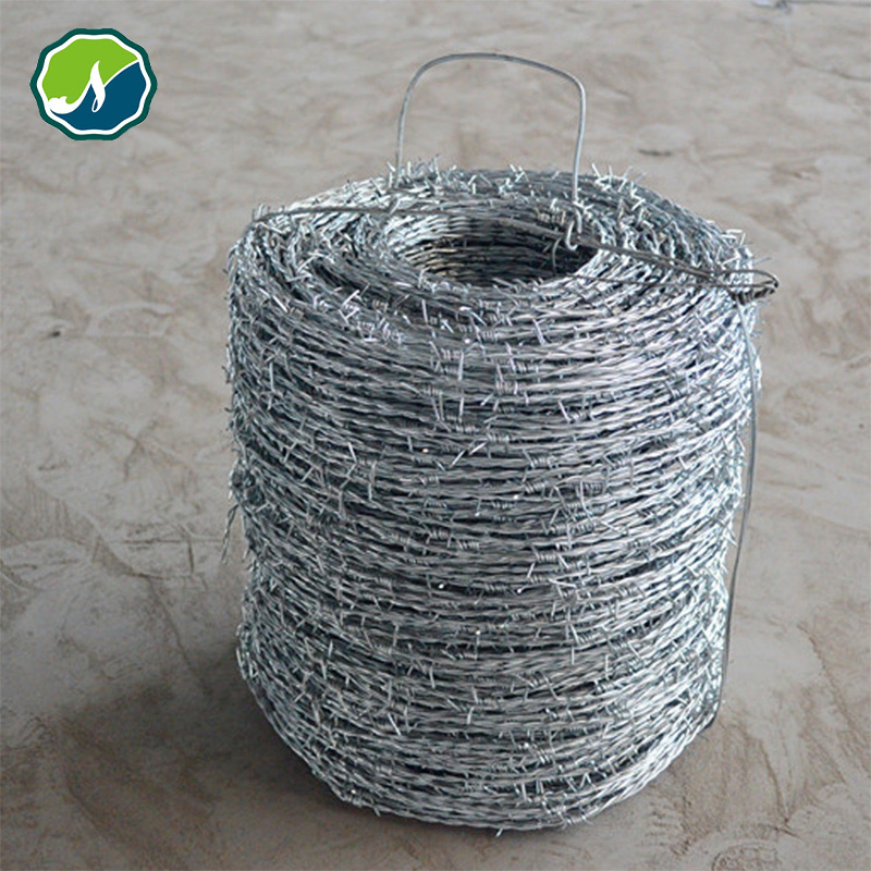 Factory Hot Dipped Galvanized PVC Traditional/Double Twist Single Strand Barbed Fence Wire